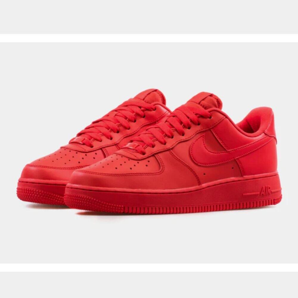 Nike Air Force 1 07 LV8 Red Size Men's 10/Women's 9